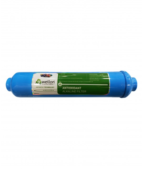 WELLON AAA Alkaline Cartridge Filter for RO Water Purifier With pH drop (9 INCH)